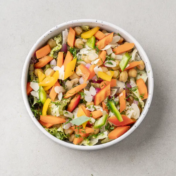 Moroccan Carrot Chickpeas Salad